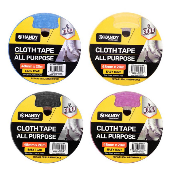 Handy Hardware Cloth Tape All Purpose 48mm x 20m Packet 1