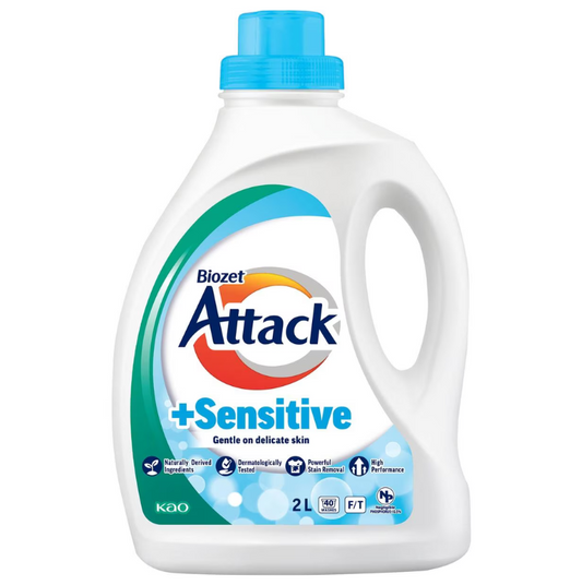 Biozet Attack + Sensitive Laundry Liquid 2L