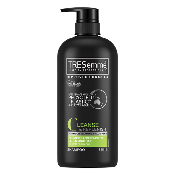 Tresemme Cleanse & Replenish With Multi-Vitamins & Aloe Vera Shampoo 850ml