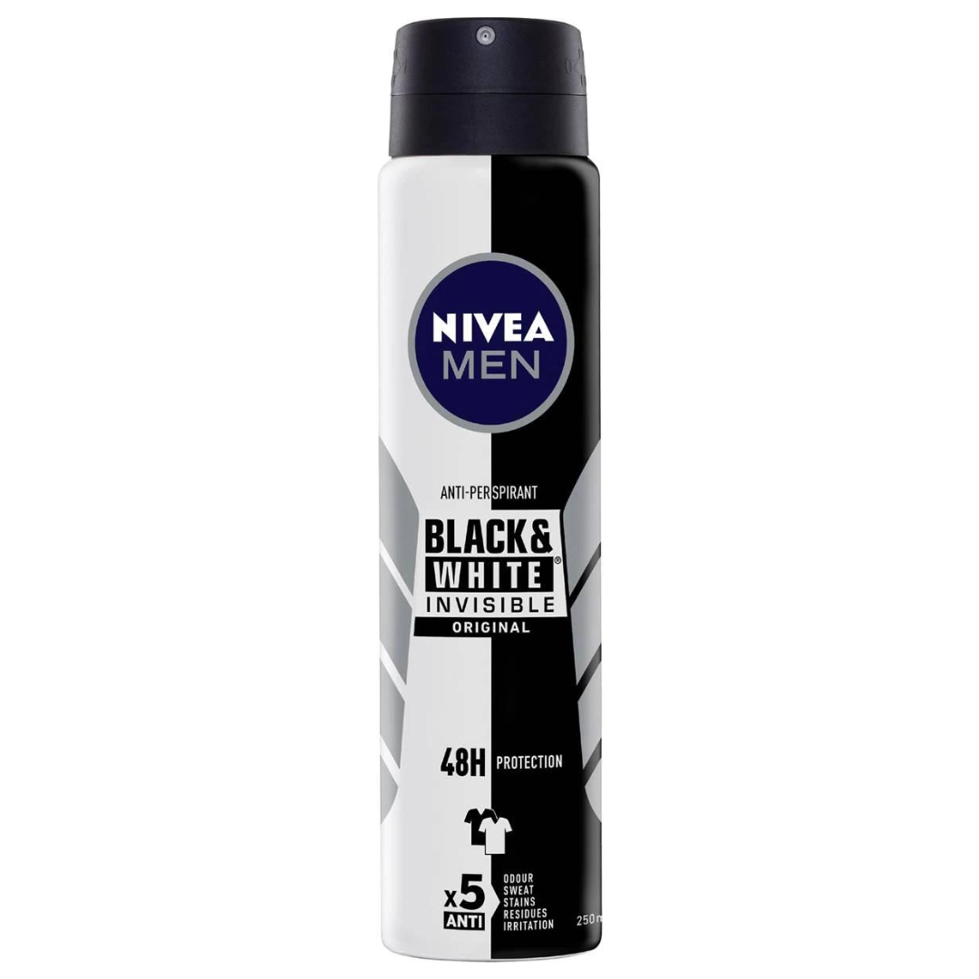 Nivea Men Deodorant Invisible Black & White 250ml