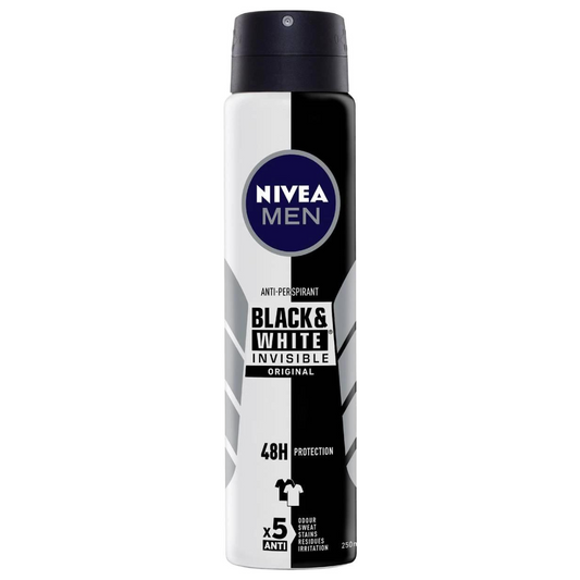 Nivea Men Deodorant Invisible Black & White 250ml