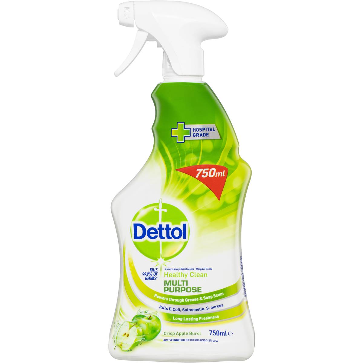 Dettol Healthy Clean Multi Purpose Crisp Apple Burst 750ml