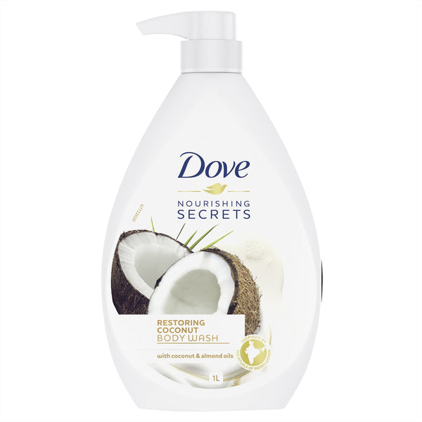 Dove Body Wash Restoring With Coconut & Almond Oil 1L