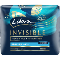 Libra Invisible 14 Regular Pads No Wings