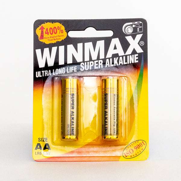 Winmax Batteries Super Alkaline AA 2Pack