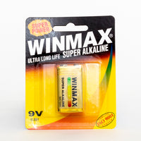 Winmax Batteries Super Alkaline 9V 1Pack