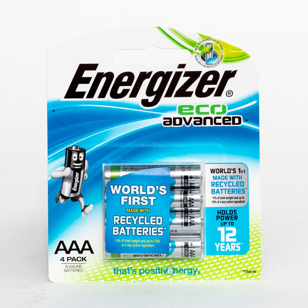 Energizer Eco Advanced Batteries AAA 4Pack