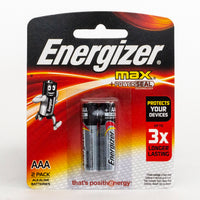 Energizer Max Batteries AAA 2Pack