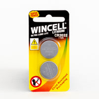 Wincell Batteries Lithium CR2032 3 Volts 2Pack