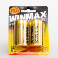 Winmax Batteries Super Alkaline D 2Pack