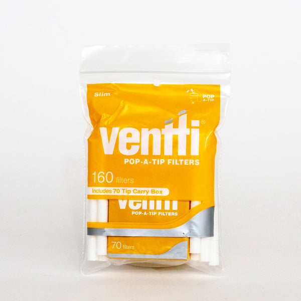 Ventti Slim 160 Filters Per Bag Includes 70 Tip Carry Box