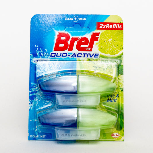 Bref 2 x Refills Lime & Mint 100ml