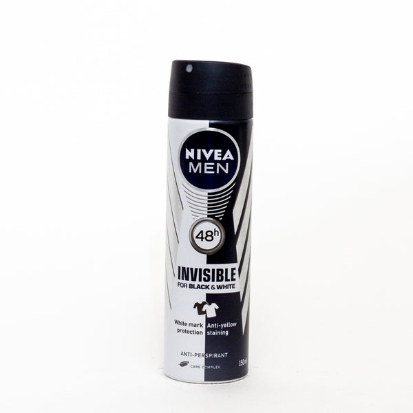 Nivea Men Deodorant Invisible Black & White 150ml