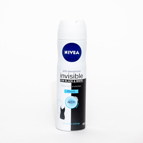 Nivea Deodorant Invisible Black & White Fresh 150ml