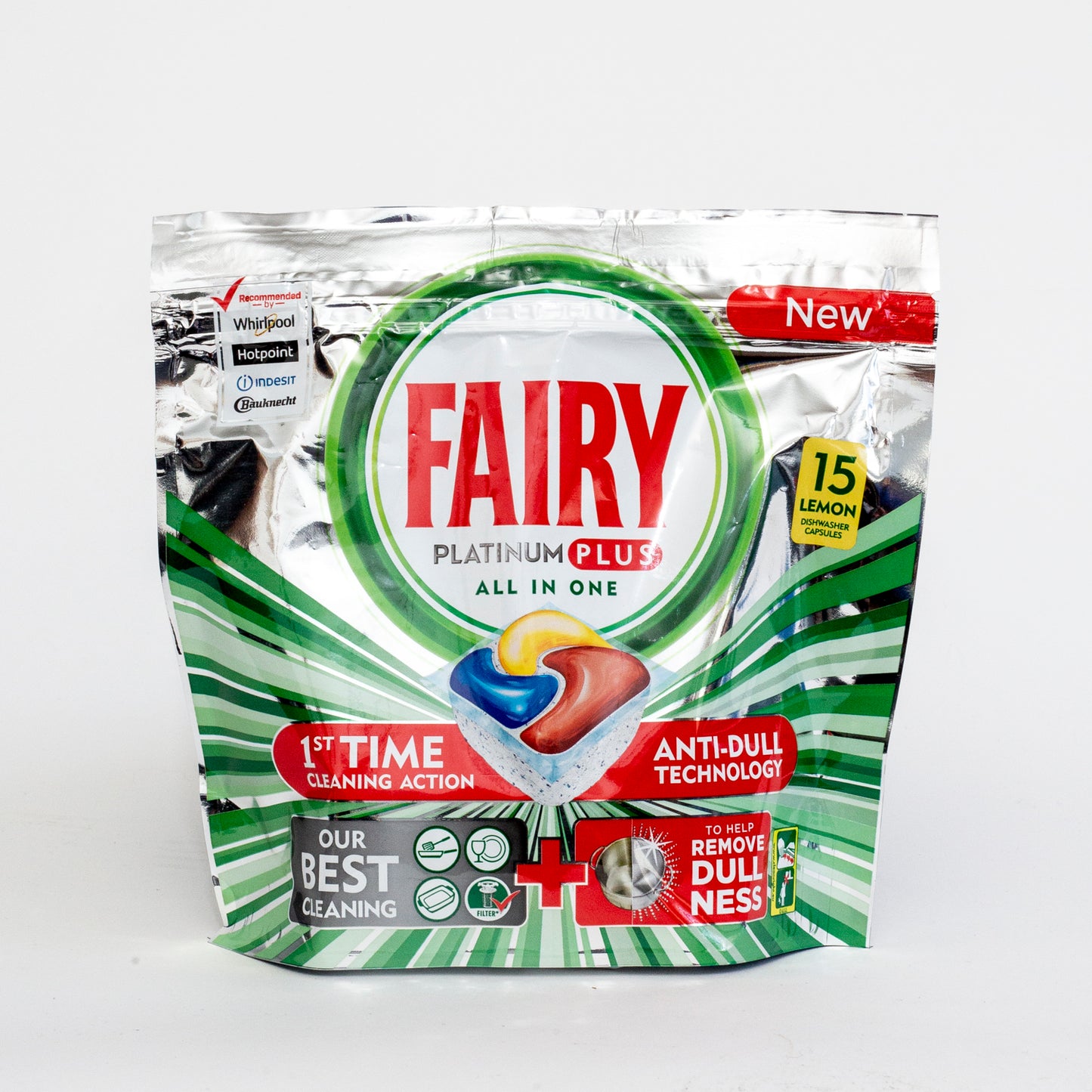 Fairy Platinum Plus All In One Lemon 15 Capsules