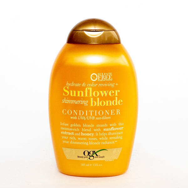 Ogx Hydrate & Color Reviving Sunflower Blonde Conditioner 385ml