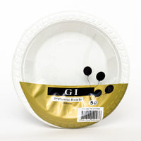 G I 7" Plastic Bowls 180mm 50 Pieces