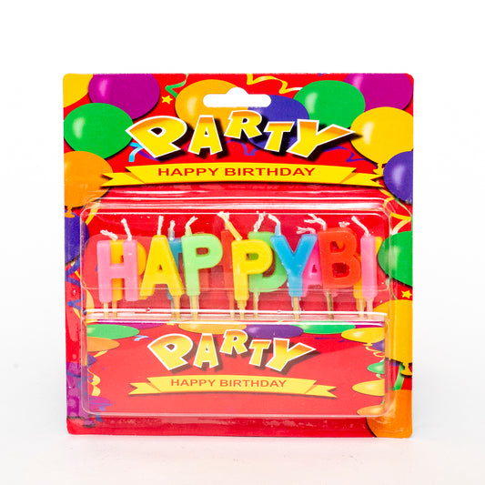 Birthday Candle Happy Birthday Letter Set