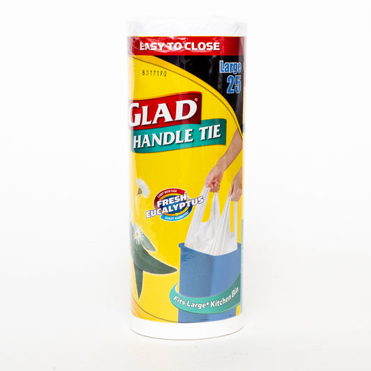 Glad Handle Tie Fresh Eucalyptus Large 25 35L 58cm x 70cm