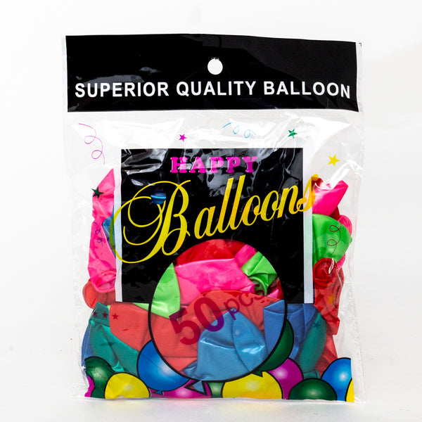 Balloons Assorted 50Pcs