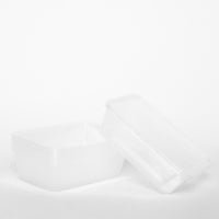 Rectangular Plastic Takeaway Container 650ml 10 Base+10 Lid
