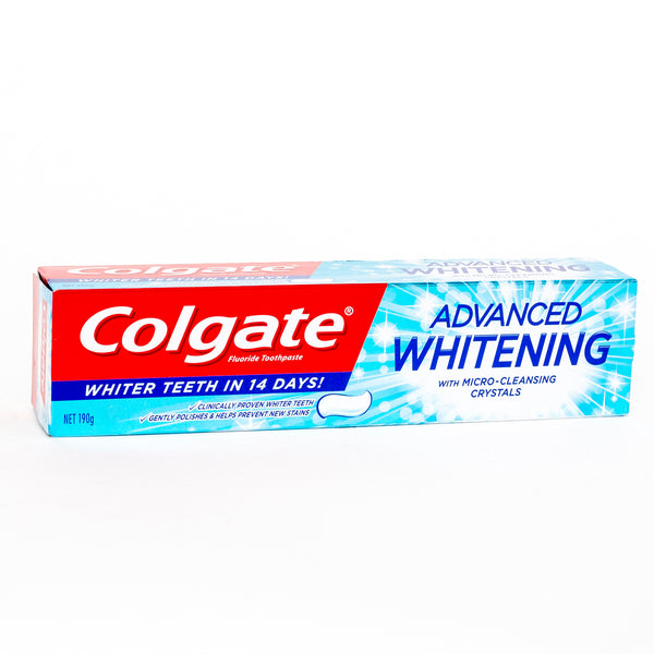 Colgate Toothpaste Advanced Whitening 190g