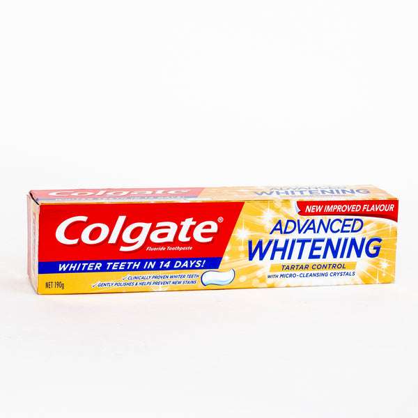 Colgate Toothpaste Advanced Whitening Tartar Control 190g