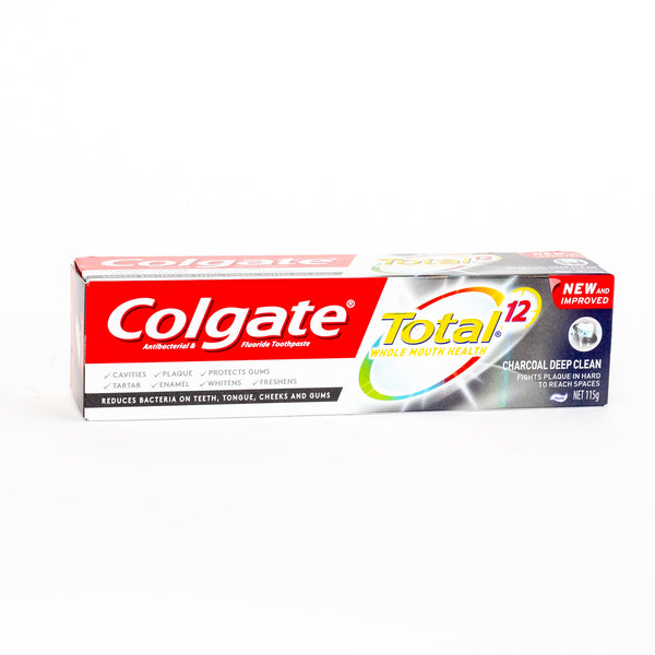 Colgate Toothpaste Total Charcoal Deep Clean 115g