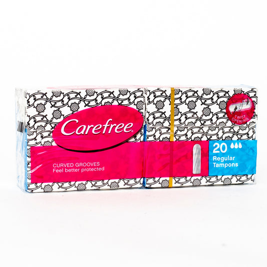 Carefree 20 Regular Tampons