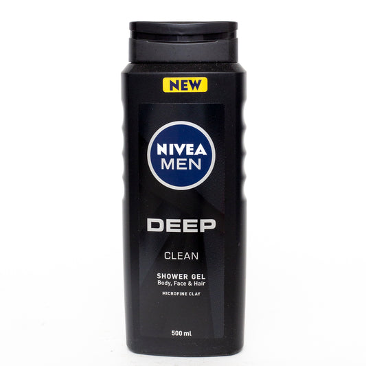 Nivea Men Deep Clean Shower Gel 500ml