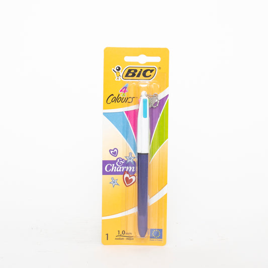 Bic 4 Colours Charm Medium Ball Point Pen