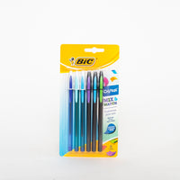 Bic Cristal Mix & Match Medium Pens 6 Pack
