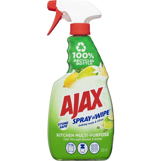 Ajax Spray N' Wipe Baking Soda & Citrus 500ml