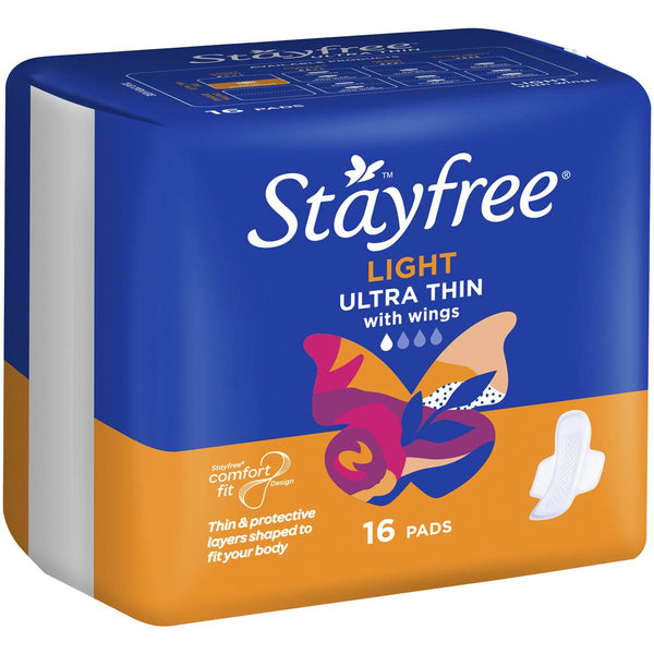 Stayfree Light Ultra Thin With Wings 16 Pads