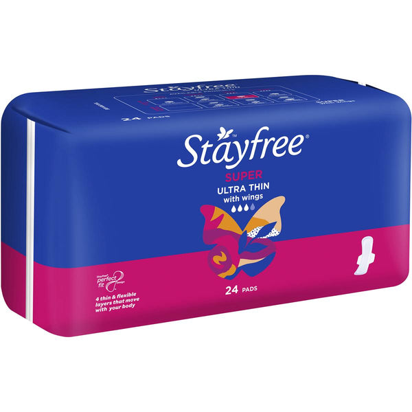 Stayfree Super Ultra Thin With Wings 24 Pads