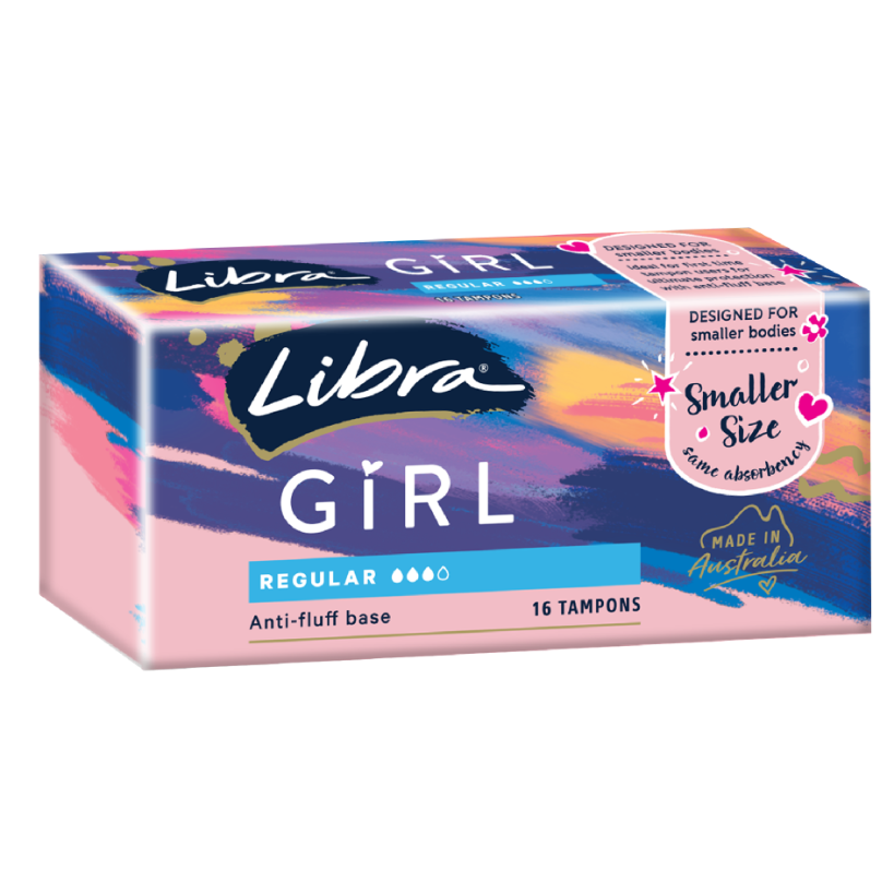 Libra Girl 16 Regular Tampons