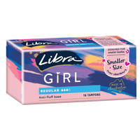 Libra Girl 16 Regular Tampons