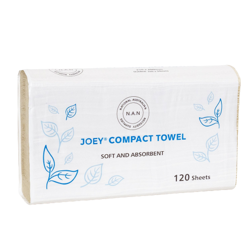 Joey Compact Towel 120 Sheets Folded 250mm x 200mm
