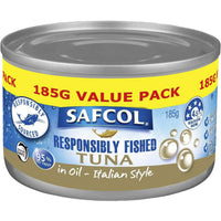 Safcol R F Tuna In Oil Italian Style 185g