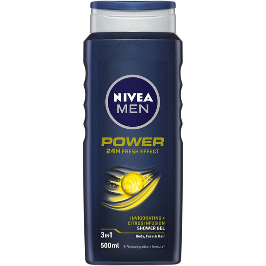 Nivea Men Power Fresh Shower Gel 500ml