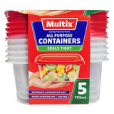 Multix Containers All Purpose 709 ml 5 Pack