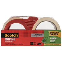 Scotch Moving Packaging Tape 2 Rools And 1 Dispenser 48mm x 75m Each