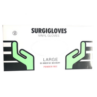 Surgi Gloves Vinyl Powder Free Large 100 Pack