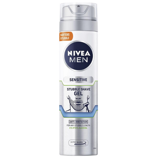 Nivea Men Sensitive Stubble Shave Gel 200ml