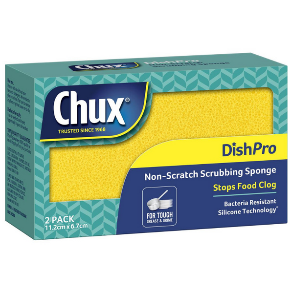 Chux Dish Pro Non-Scratch Scrubbing Sponge 2 Pack