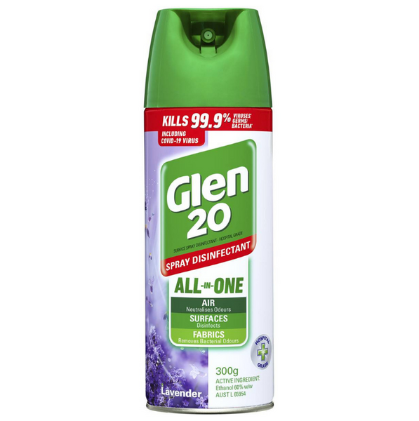 Dettol Glen 20 Spray Disinfectant Lavender Scent 300g