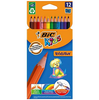 Bic Kids Evolution Colouring Pencils 12 Pack