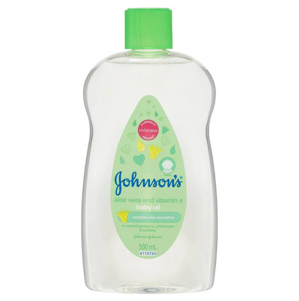 Johnson's Baby Oil With Aloe Vera And Vitamin E 500ml