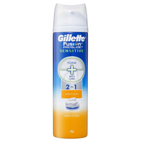 Gillette Fusion Proglide Sensitive Active Sport Shave Foam 245g