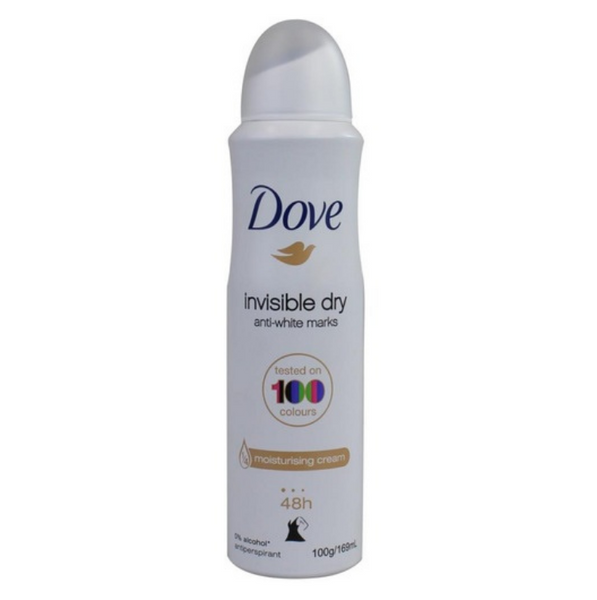 Dove Deodorant Invisible Dry Anti-White Marks 169ml